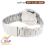 ساعت کاسیو مردانه فلزی صفحه سورمه ای MTP-V004D-2BUDF - Image 2