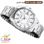 ساعت کاسیو مردانه فلزی نقره ای MTP-V004D-7BUDF - Image 2