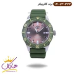 ساعت کاترپیلار مردانه بند رابر سبز PZ.141.23.323