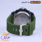 ساعت کاترپیلار مردانه بند رابر سبز دو زمانه MF.145.23.133 - Image 3