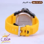 ساعت کاترپیلار مردانه بند رابر زرد دو زمانه MA.155.27.137 - Image 3