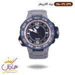 ساعت کاترپیلار مردانه بند رابر خاکستری P3.190.29.139