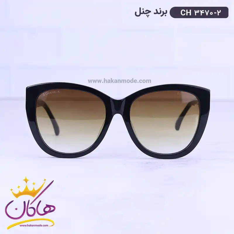 chanel-sunglasses-code-CH-3470.21.webp عینک آفتابی زنانه شنل قهوه ای CH 3470/2 - Image 1