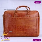 کیف اداری دوشی چرم چرمسال 1072 - Image 2
