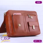 کیف بزرگ دوشی چرم چرمسال 727 - Image 10