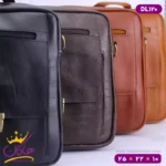 کیف دوشی چرم طبیعی چرمسال سایز بزرگ | DL120 - Image 13