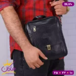 کیف دوشی چرم طبیعی چرمسال سایز بزرگ | DL120 - Image 7