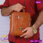 کیف دوشی چرم طبیعی چرمسال سایز بزرگ | DL120 - Image 8