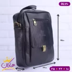 کیف دوشی چرم طبیعی چرمسال سایز بزرگ | DL120 - Image 2