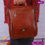 کیف دوشی چرم طبیعی چرمسال سایز بزرگ | DL120
