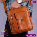 کیف دوشی بزرگ چرم طبیعی چرمسال | DL130