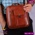 کیف دوشی بزرگ چرم طبیعی چرمسال | DL130 - Image 4