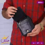 کیف دوشی چرم طبیعی سایز کوچک چرمسال | DS110 - Image 11