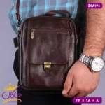 کیف دوشی چرمسال قفلدار سایز متوسط | DM120 - Image 3