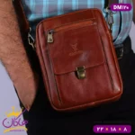 کیف دوشی چرمسال قفلدار سایز متوسط | DM120 - Image 5