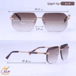 عینک آفتابی شوپارد مردانه قهوه ای 80/2 - Image 2