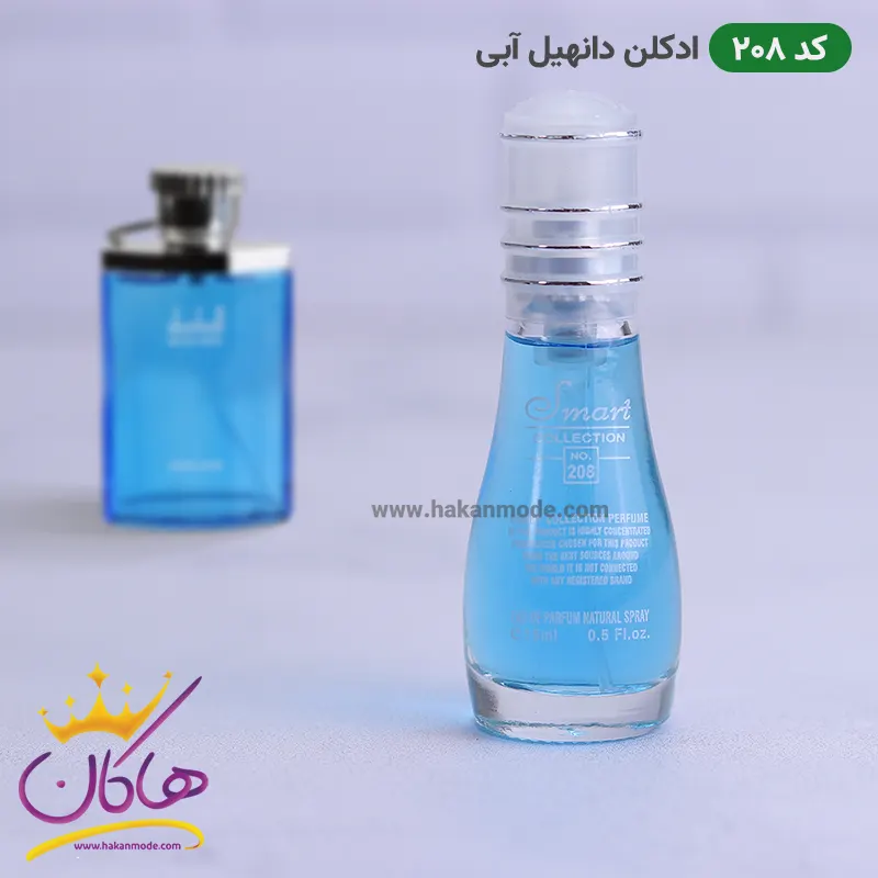 code-208-smart-collection-15ml-2.webp ادکلن اسمارت 208 دانهیل آبی دیزایر بلو 15 میل | Smart Collection Dunhill Desire Blue - Image 1
