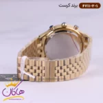 ساعت ست کرست فلزی طلایی فول دیت مدل crest 6711/2 - Image 8