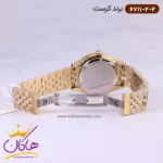 ساعت ست کرست فلزی طلایی فول دیت مدل crest 6711/2 - Image 6