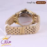 ساعت ست کرست فلزی طلایی فول دیت مدل crest 6711/2 - Image 5