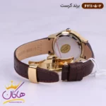 ساعت کرست ست بند چرمی فول دیت 6711/5 - Image 5
