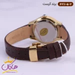 ساعت کرست ست بند چرمی فول دیت 6711/5 - Image 4
