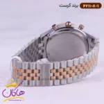 ساعت کرست ست فلزی صفحه نقره ای فول تایم مدل 6711/8 - Image 6