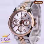 ساعت کرست ست فلزی صفحه نقره ای فول تایم مدل 6711/8 - Image 2