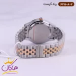 ساعت کرست ست فلزی صفحه نقره ای فول تایم مدل 6711/8 - Image 4