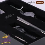 ساعت کرست مردانه فلزی مشکی فول دیت 9020/5 - Image 3