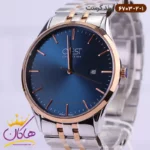 ساعت کرست ست فلزی نقره ای صفحه آبی مدل 6703/2 - Image 2