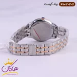 ساعت کرست ست فلزی نقره ای صفحه آبی مدل 6703/2 - Image 4