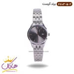 ساعت کرست ست فلزی نقره ای صفحه طوسی مدل 6703/5 - Image 5