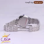 ساعت کرست ست فلزی نقره ای صفحه طوسی مدل 6703/5 - Image 4