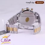 ساعت کرست ست فلزی قاب طلایی صفحه مشکی 6709/4 - Image 3