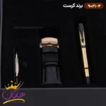 ساعت کرست مردانه استیل طلایی دو زمانه مدل 9021/4 - Image 4