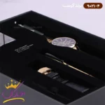 ساعت کرست مردانه استیل طلایی دو زمانه مدل 9021/4 - Image 2