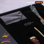 ساعت کرست مردانه فلزی طلایی دو زمانه مدل 9027/2 - Image 3