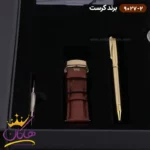 ساعت کرست مردانه فلزی طلایی دو زمانه مدل 9027/2 - Image 5