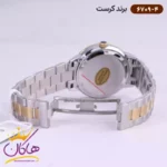 ساعت کرست ست فلزی قاب طلایی صفحه مشکی 6709/4 - Image 7