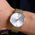 ساعت مچی مردانه داتیس بند حصیری طلایی مدل 8533/1 - Image 2