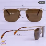 عینک آفتابی دیوید بکام اورجینال طلایی مدل 1001 DB - Image 2