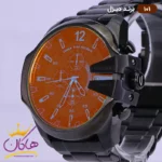 ساعت دیزل شاخدار مشکی شیشه هفت رنگ مردانه | کد 101 - Image 7