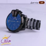 ساعت دیزل شاخدار مشکی شیشه آبی مردانه | کد 102 - Image 4