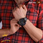 ساعت دیزل شاخدار مشکی شیشه آبی مردانه | کد 102 - Image 5