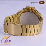 ساعت دیزل شاخدار طلایی صفحه سفید مردانه | کد 103 - Image 3