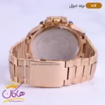 ساعت دیزل شاخدار رز گلد صفحه سفید مردانه کد 107 - Image 3