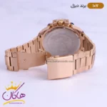 ساعت دیزل شاخدار رز گلد صفحه سفید مردانه کد 107 - Image 4