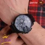 ساعت دیزل شاخدار مشکی صفحه طوسی مردانه | کد 108 - Image 2