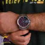 ساعت دیزل شاخدار نقره ای شیشه هفت رنگ کد 555/20 - Image 4